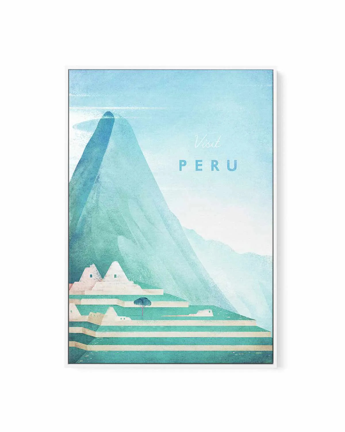 Peru by Henry Rivers | Framed Canvas Art Print from Olive et Oriel where you can shop wallpaper and artworks online