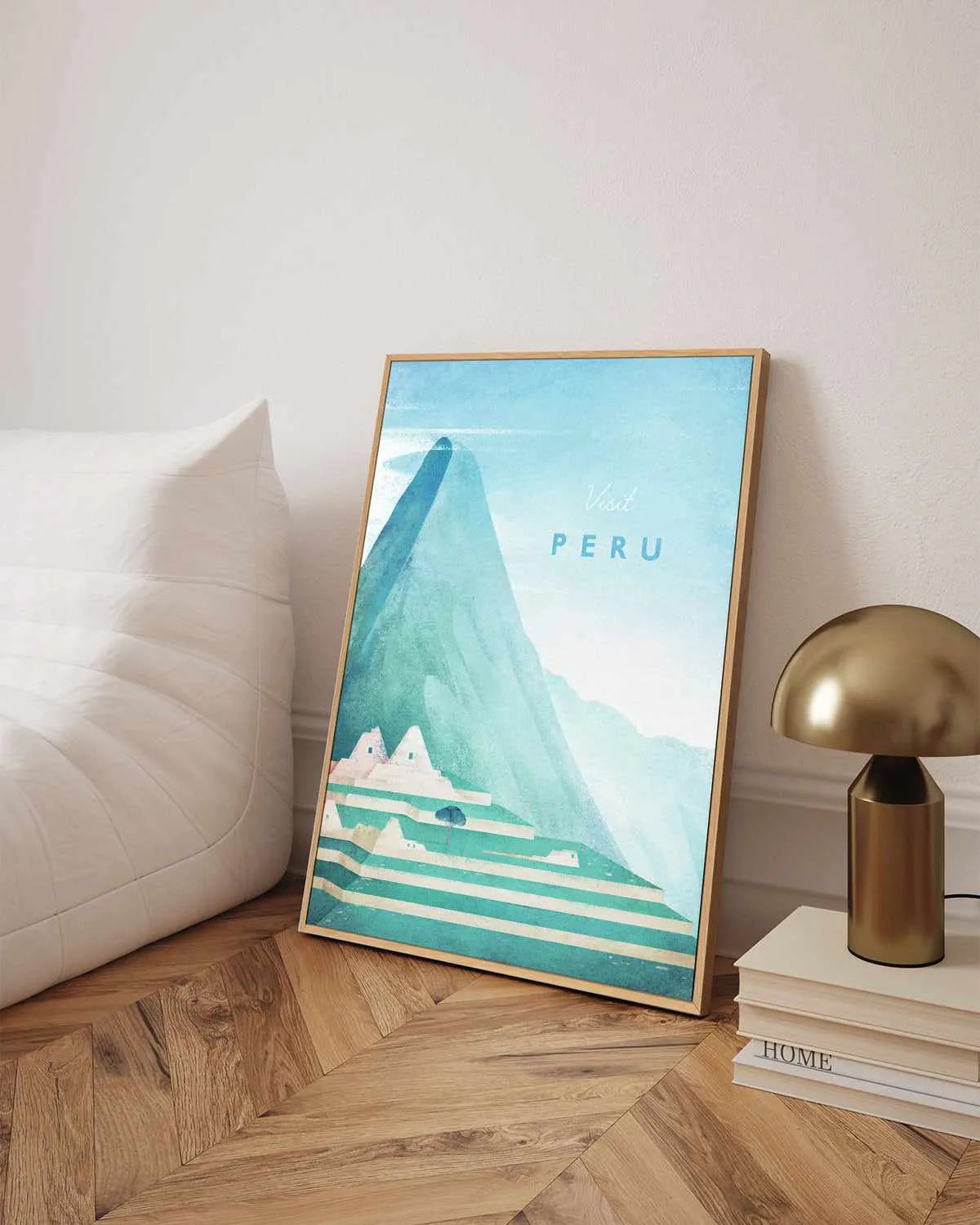 Peru by Henry Rivers | Framed Canvas Art Print from Olive et Oriel where you can shop wallpaper and artworks online