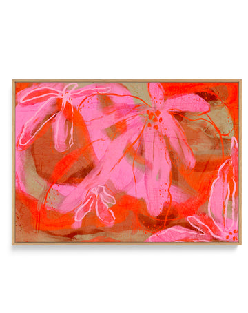 Petal Whispers by Treechild | Framed Canvas Wall Art