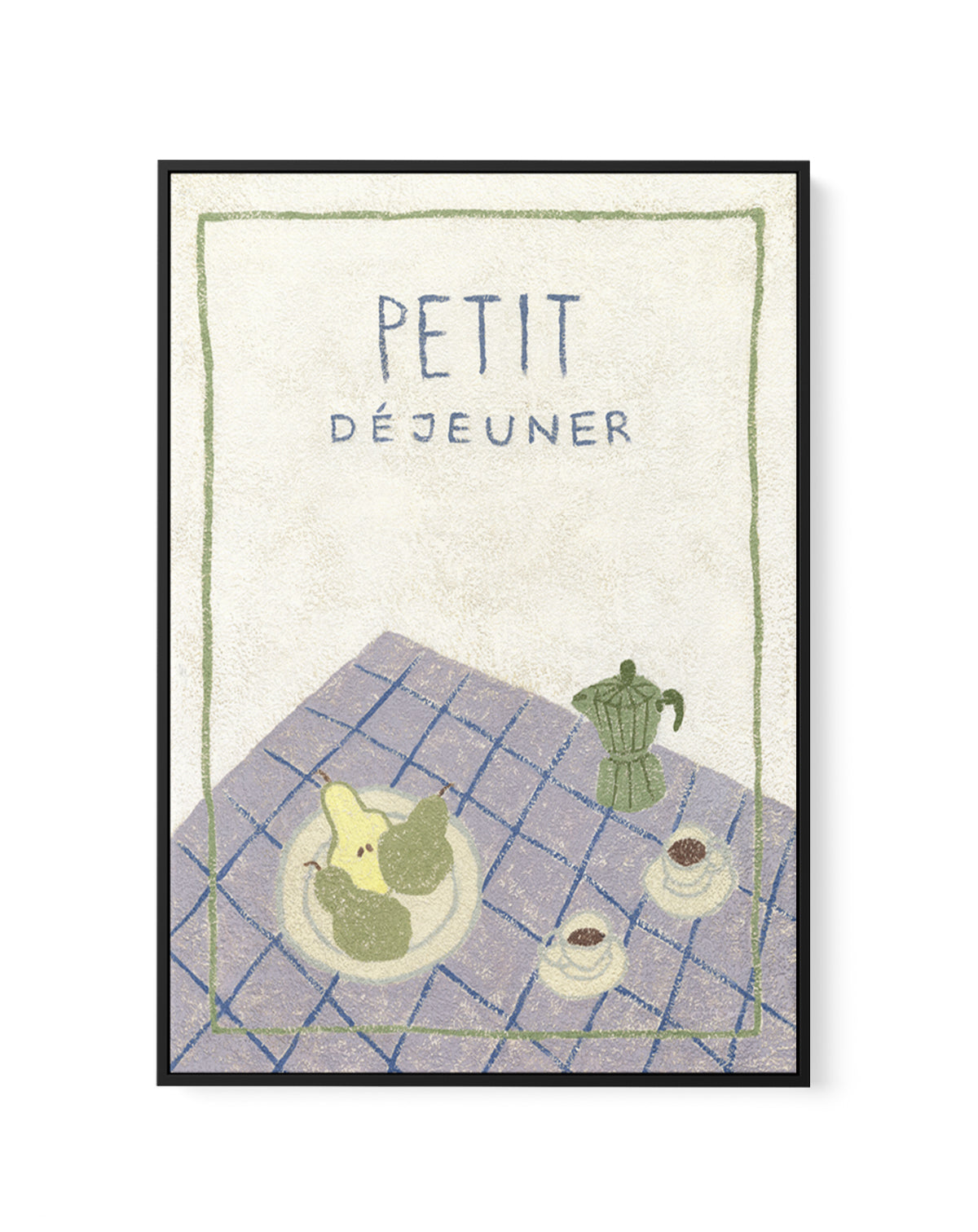Petit Juner by Julie Celina | Framed Canvas Art Print from Olive et Oriel where you can shop wallpaper and artworks online