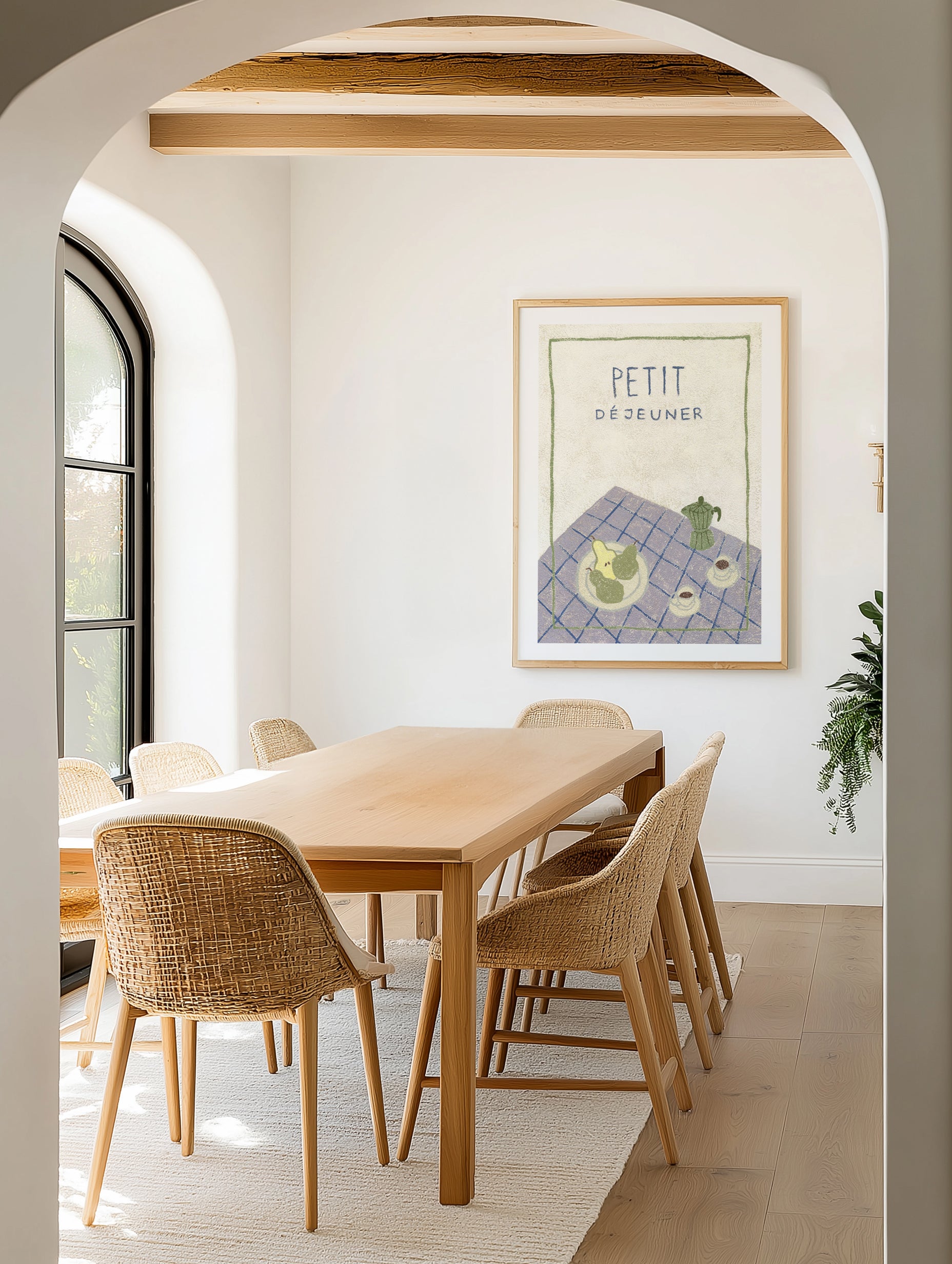 Petit Juner by Julie Celina | Art Print from Olive et Oriel where you can shop wallpaper and artworks online