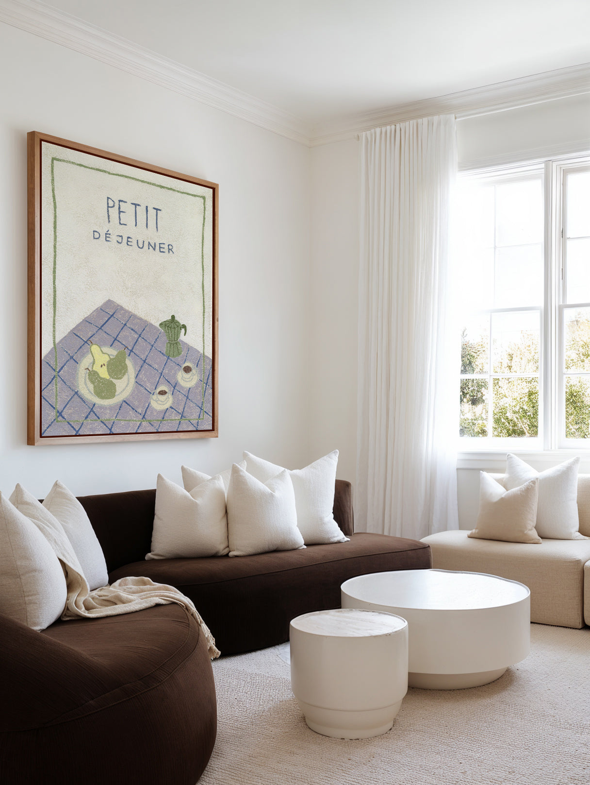 Petit Juner by Julie Celina | Framed Canvas Art Print from Olive et Oriel where you can shop wallpaper and artworks online