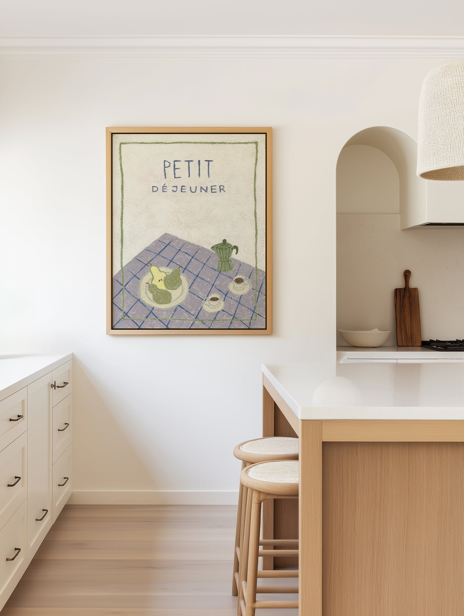 Petit Juner by Julie Celina | Framed Canvas Art Print from Olive et Oriel where you can shop wallpaper and artworks online