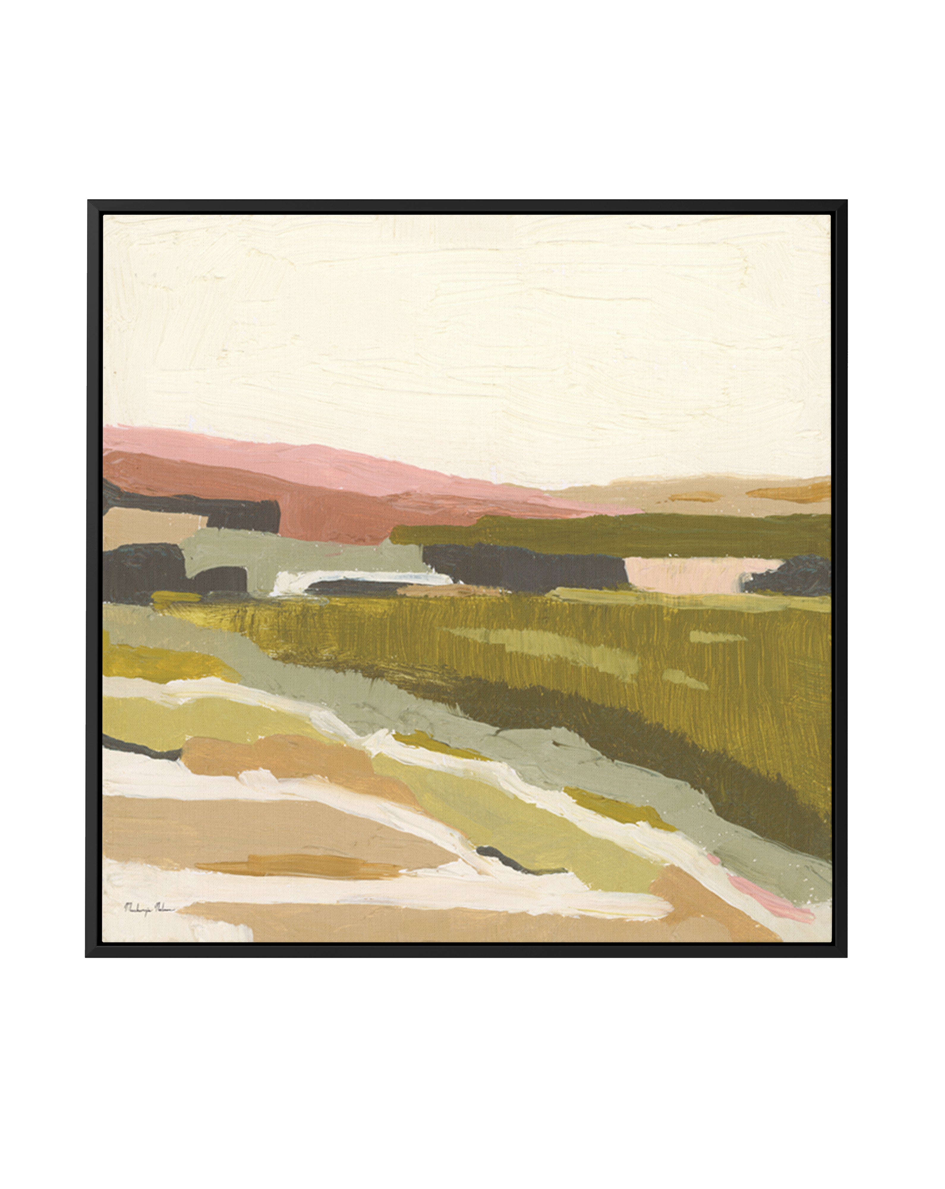 Petit View I | Framed Canvas Art Print