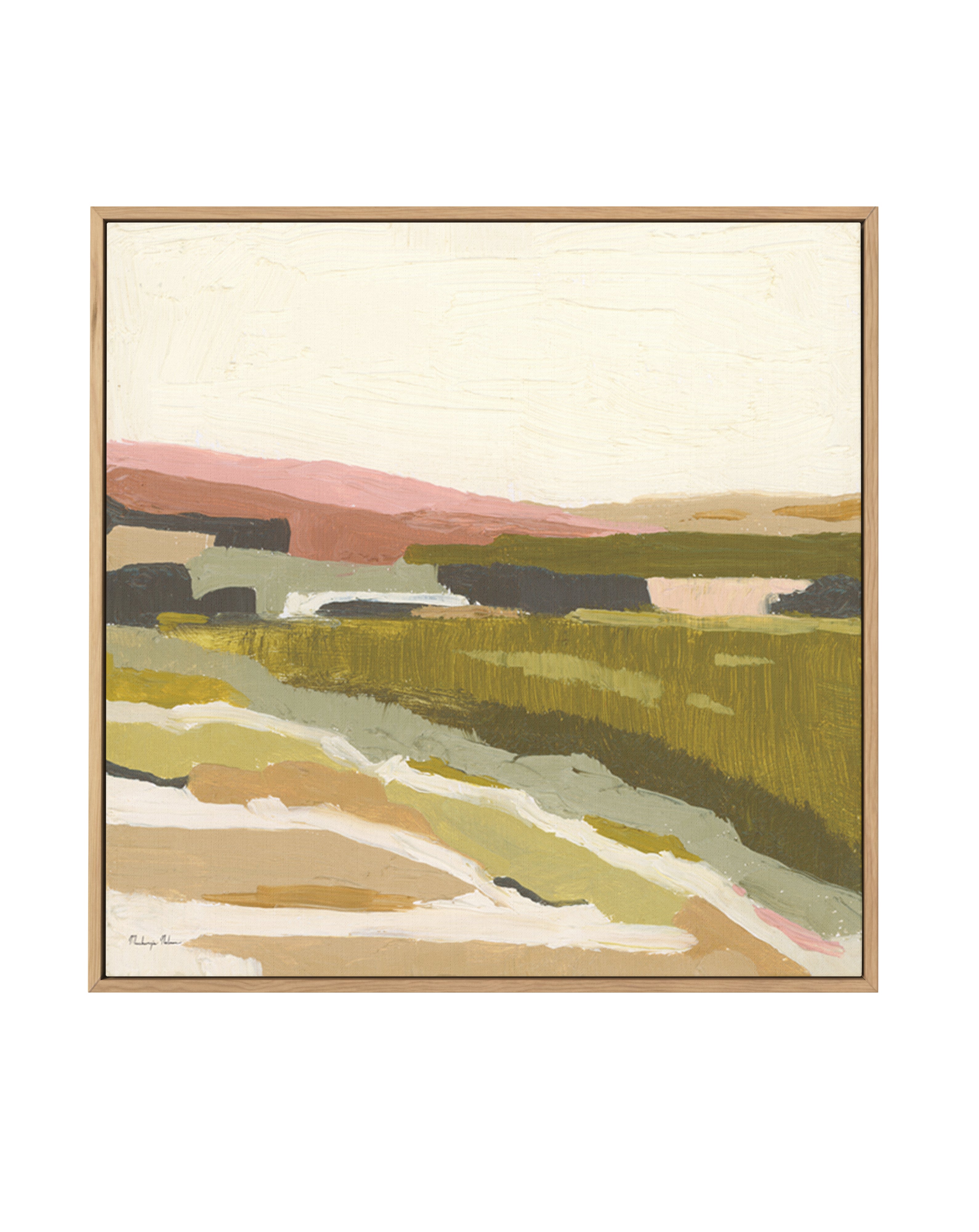 Petit View I | Framed Canvas Art Print