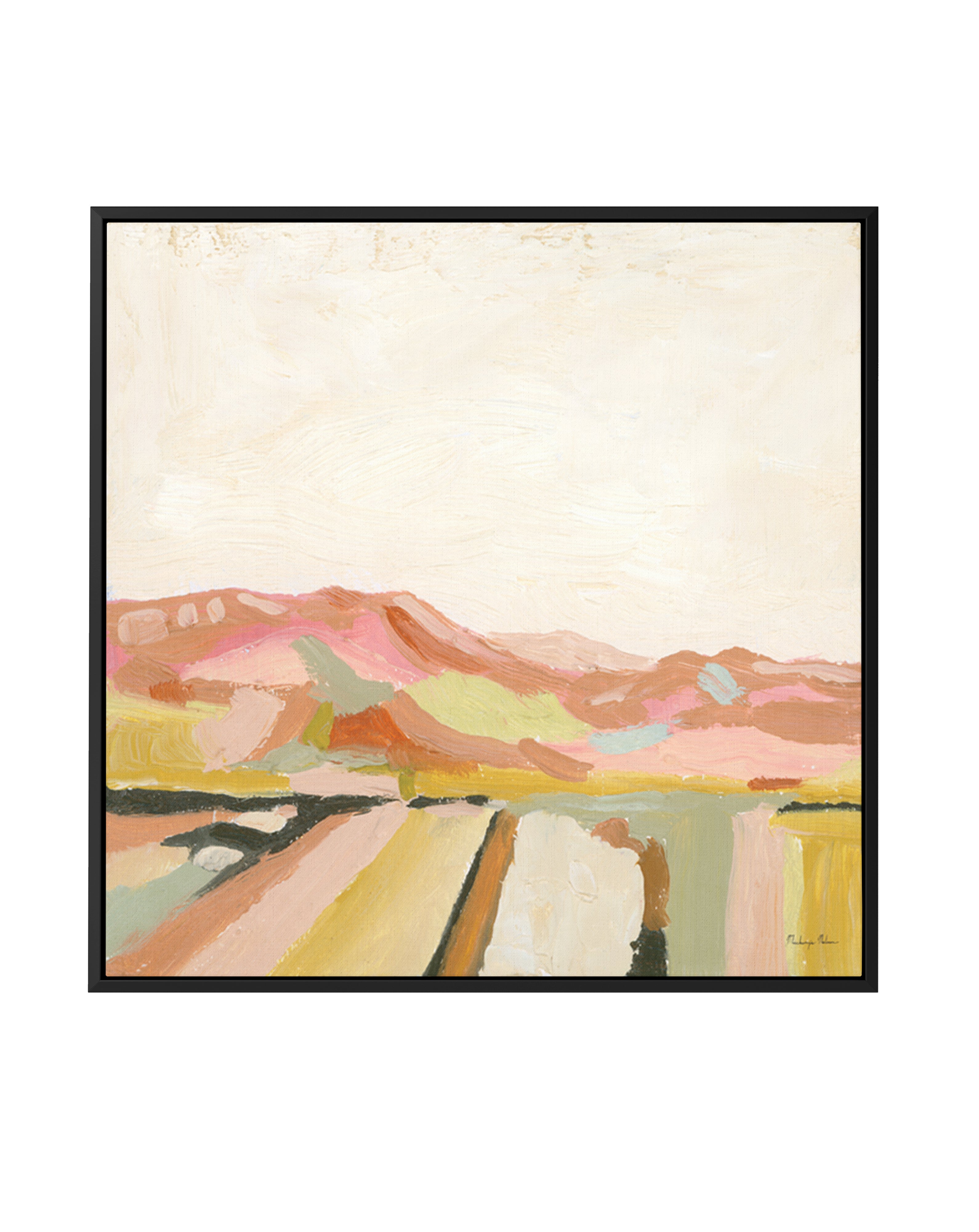 Petit View II | Framed Canvas Art Print