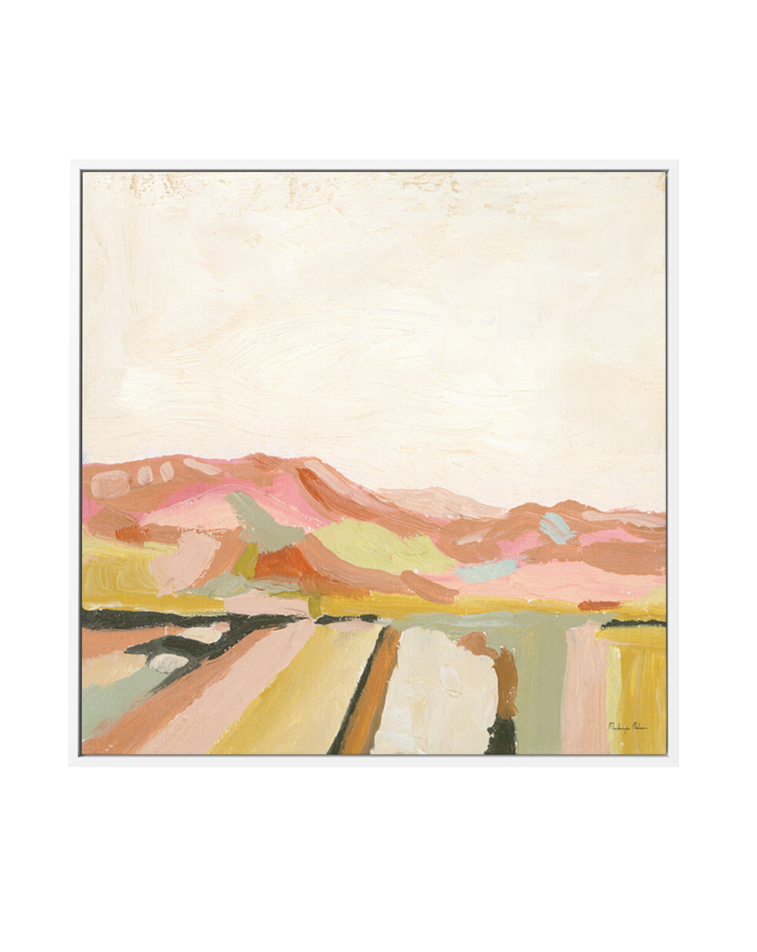 Petit View II | Framed Canvas Art Print