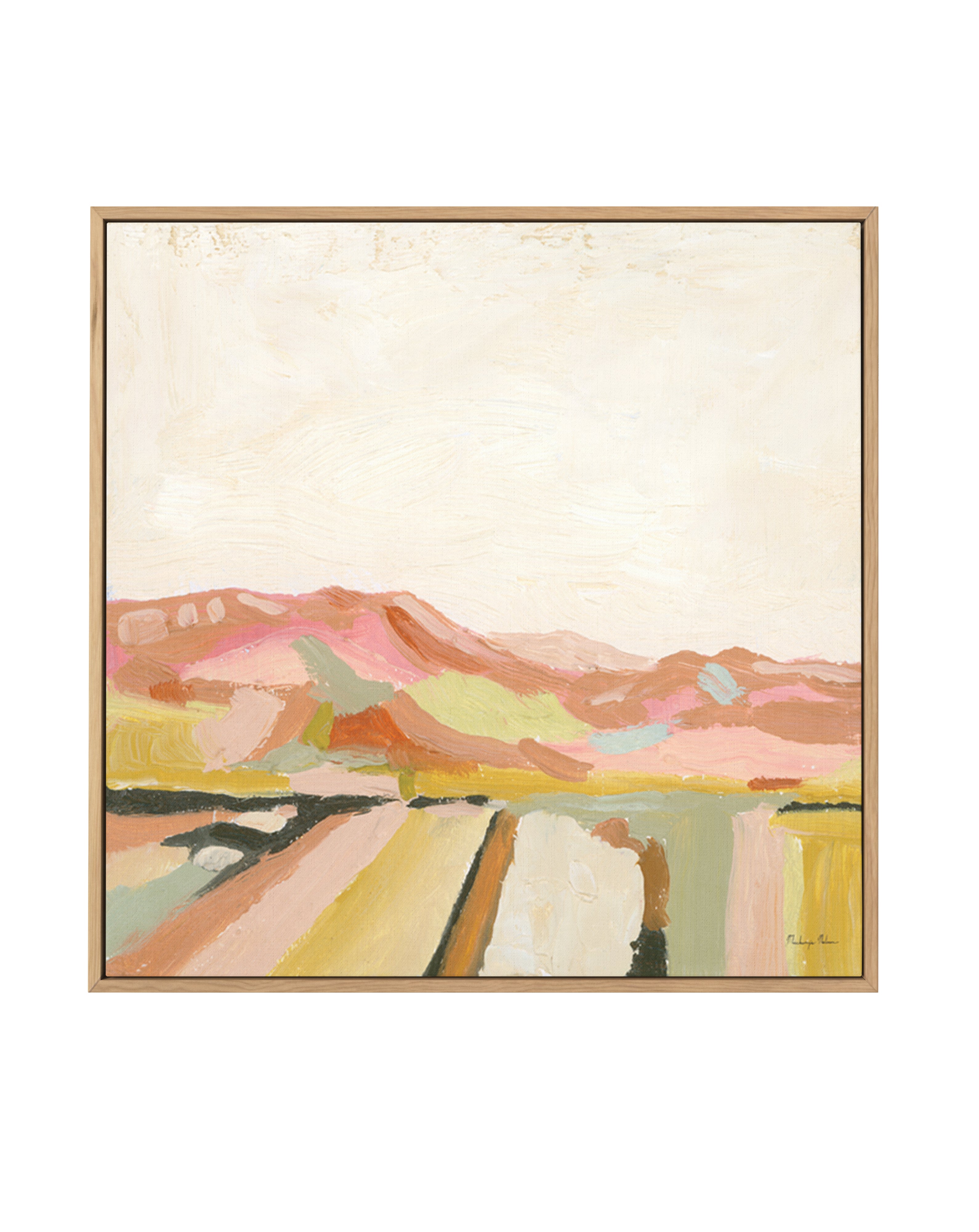 Petit View II | Framed Canvas Art Print