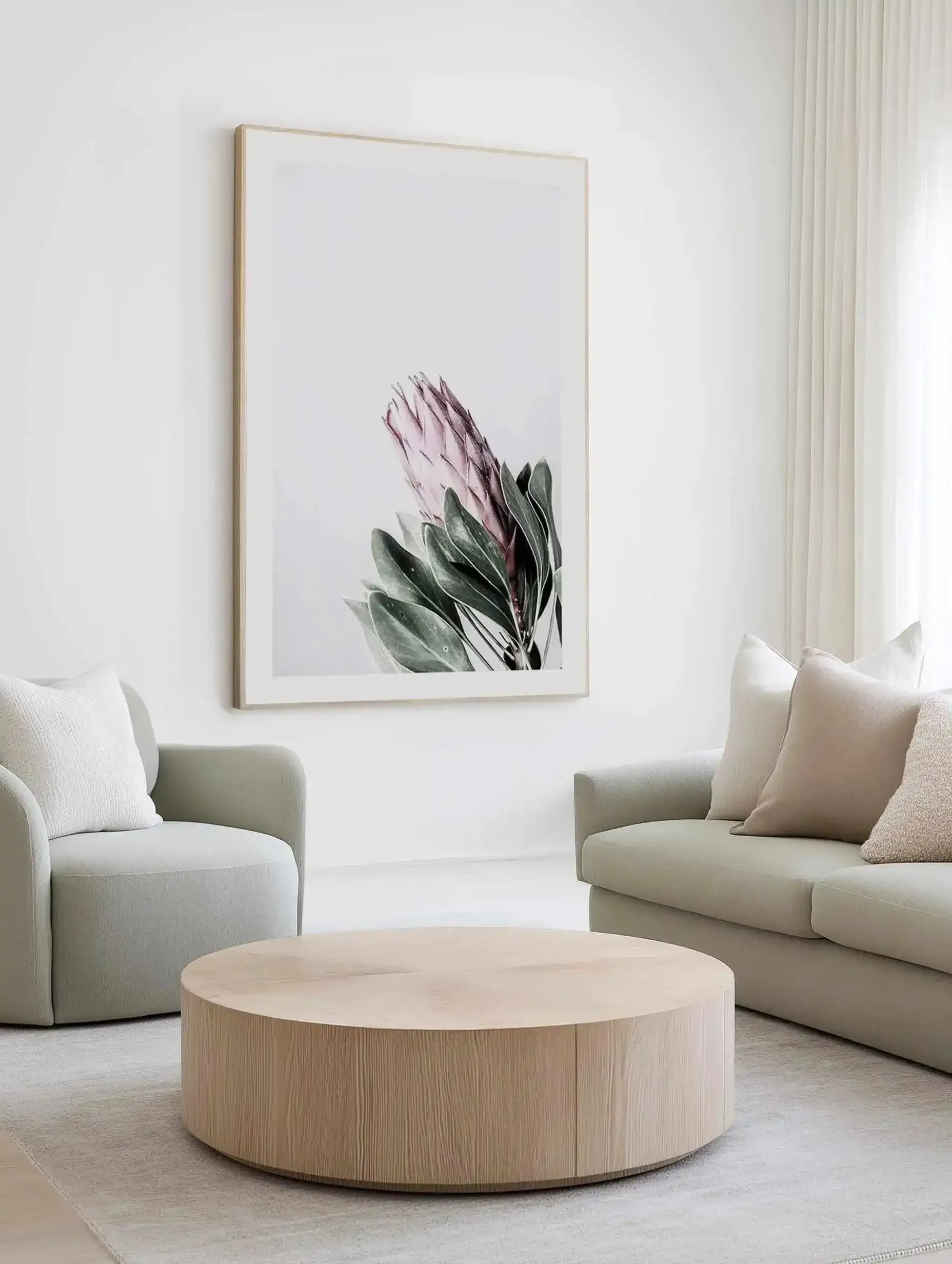 Petite Protea Art Print from Olive et Oriel where you can shop wallpaper and artworks online