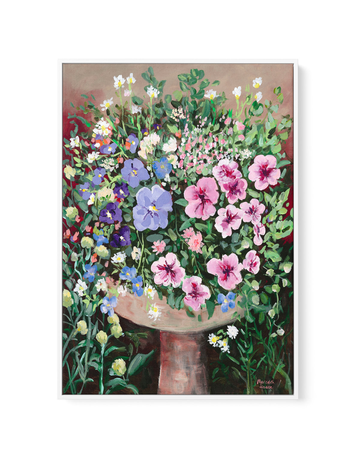 Petunia Vintage by Meredith Howse | Framed Canvas Art Print