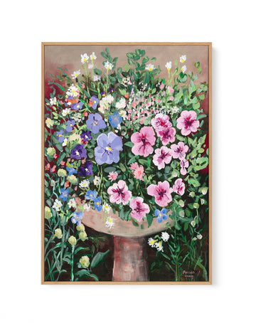 Petunia Vintage by Meredith Howse | Framed Canvas Wall Art