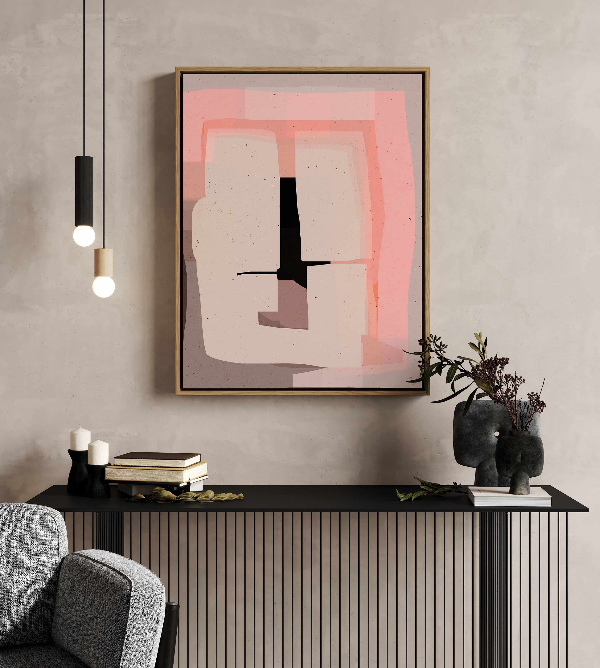 Phase 1 By Treechild | Framed Canvas Art Print from Olive et Oriel where you can shop wallpaper and artworks online