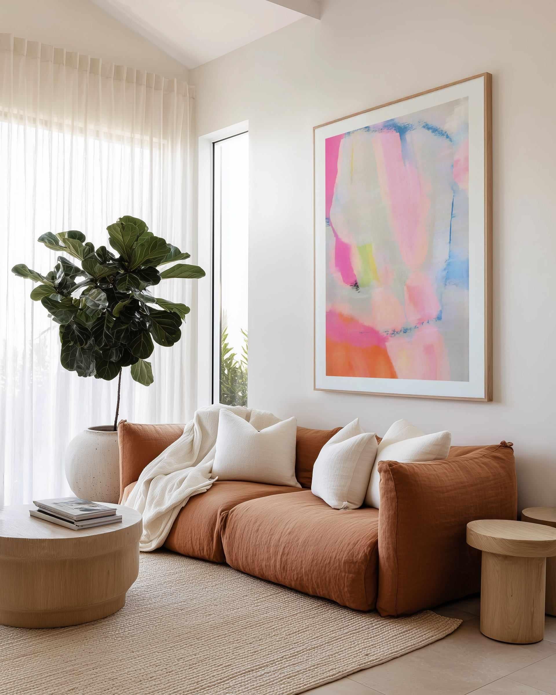 Phase Shift by Uma Gokhale | Art Print from Olive et Oriel where you can shop wallpaper and artworks online