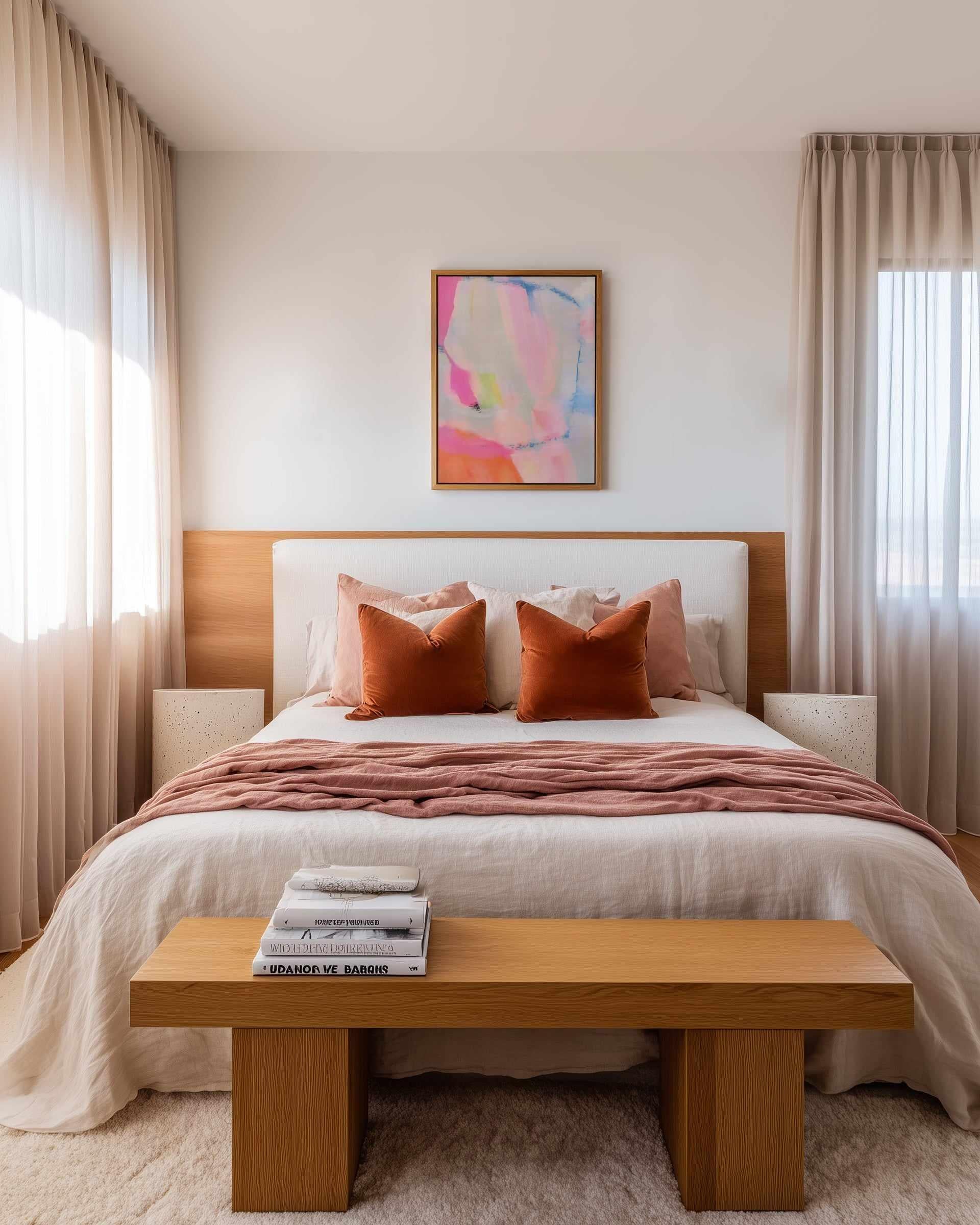 Phase Shift by Uma Gokhale | Framed Canvas Art Print from Olive et Oriel where you can shop wallpaper and artworks online