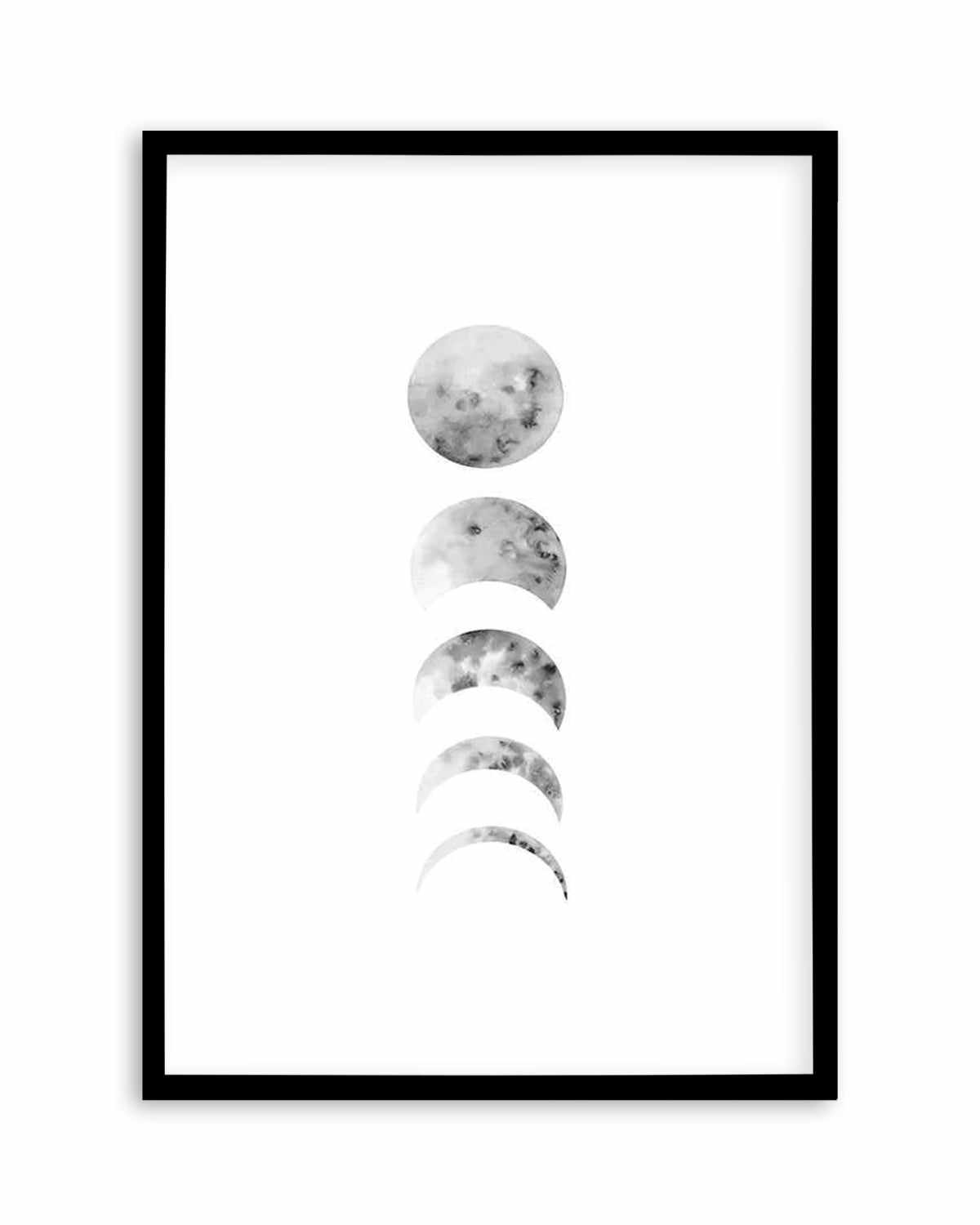 Phases Of The Moon Art Print