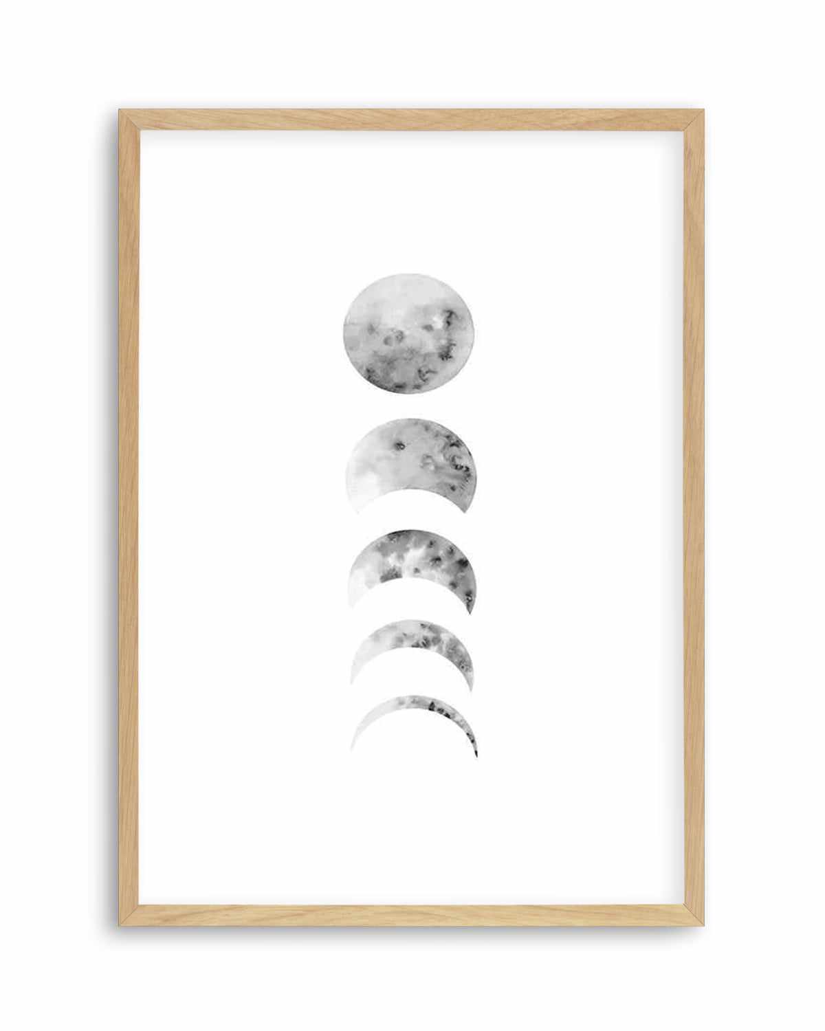 Phases Of The Moon Art Print