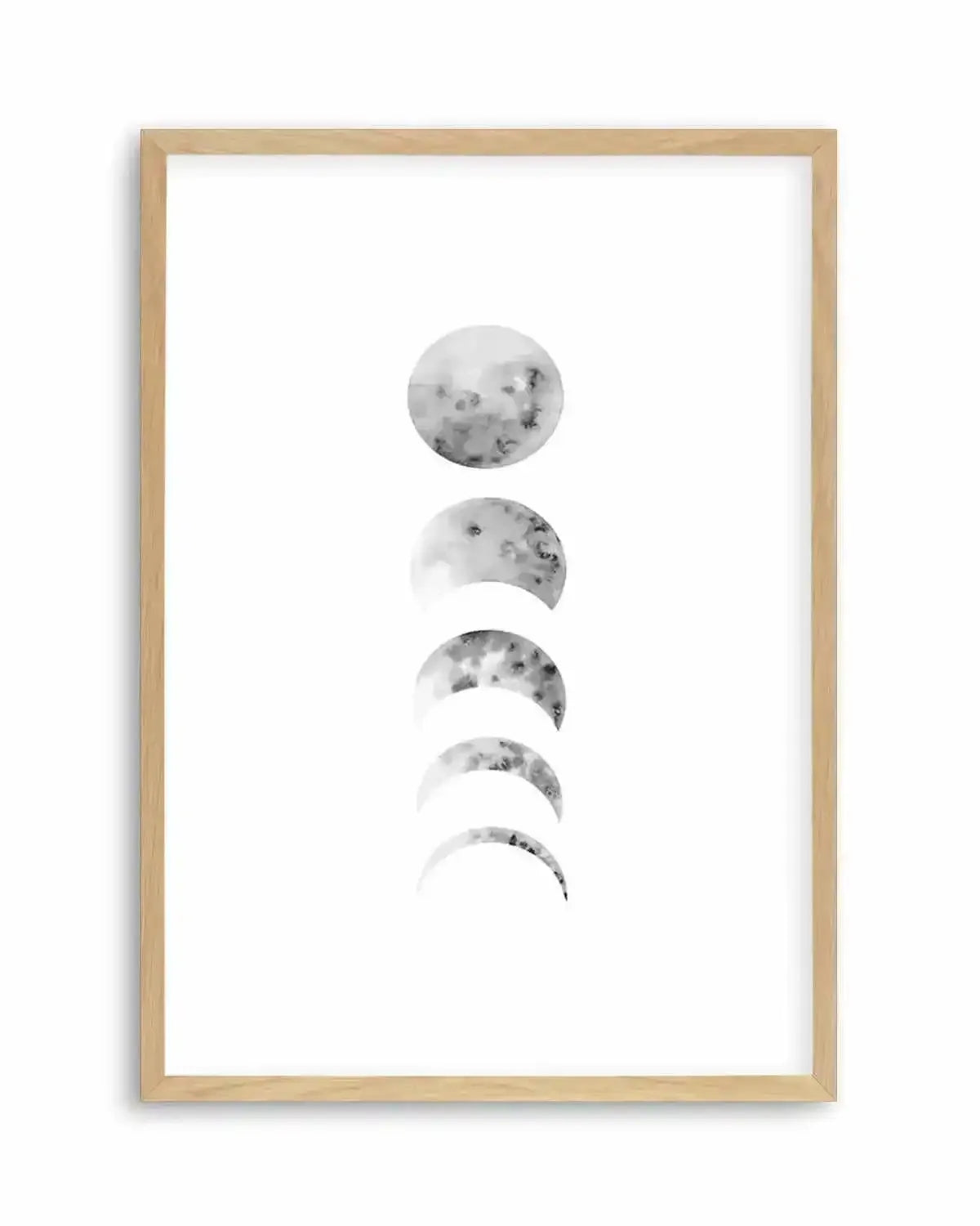 Phases Of The Moon Art Print from Olive et Oriel where you can shop wallpaper and artworks online