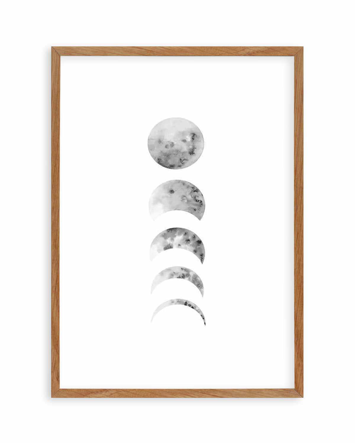 Phases Of The Moon Art Print