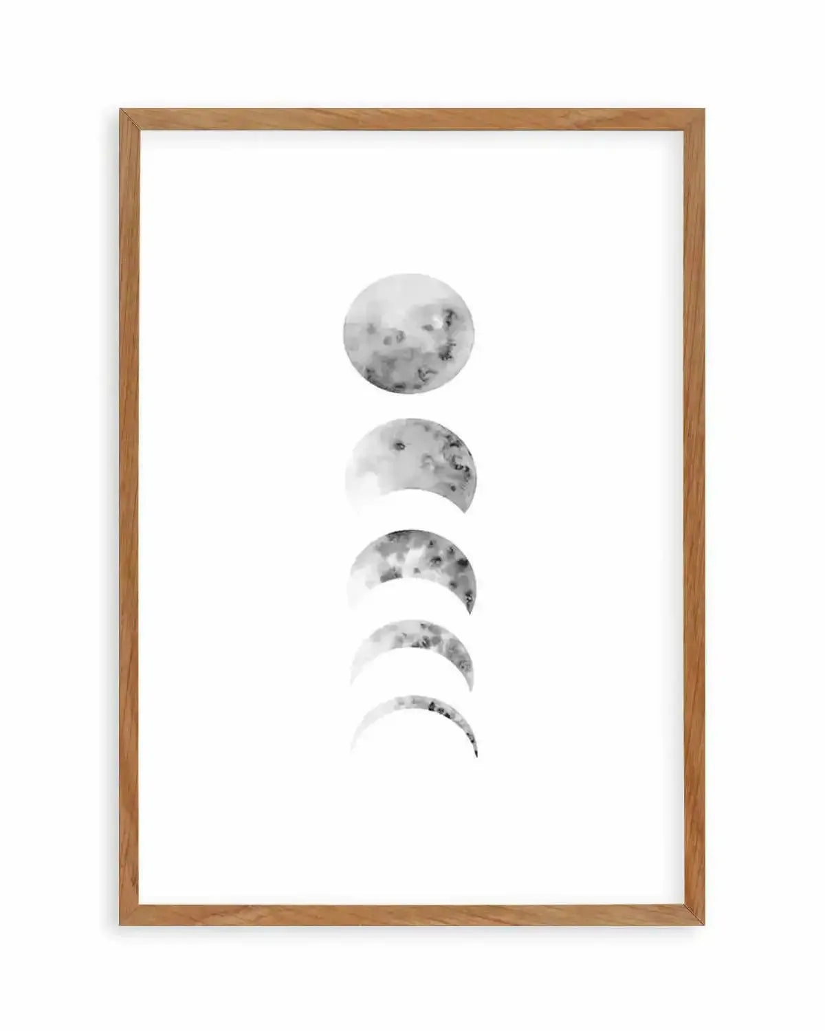 Phases Of The Moon Art Print from Olive et Oriel where you can shop wallpaper and artworks online