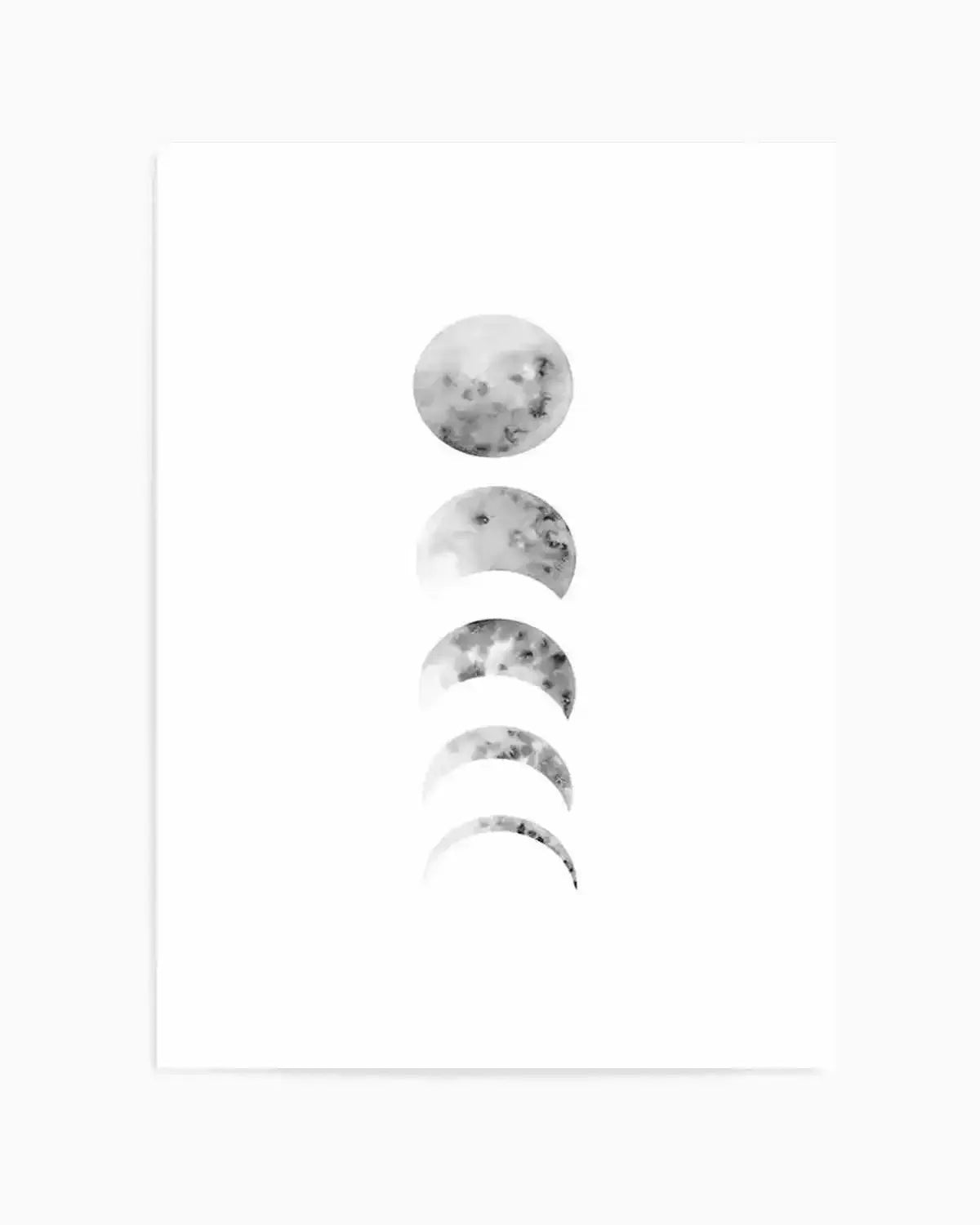 Phases Of The Moon Art Print from Olive et Oriel where you can shop wallpaper and artworks online