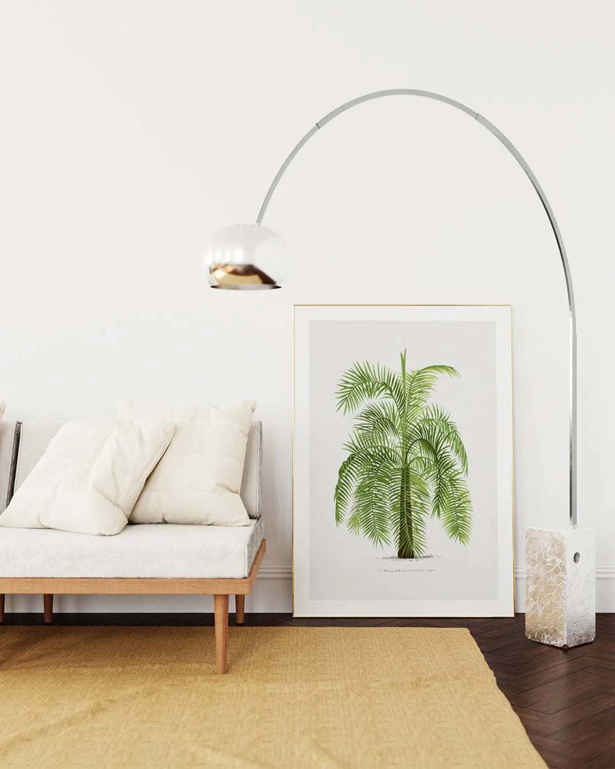 Phoenix Reclinata Vintage Palm Poster Art Print from Olive et Oriel where you can shop wallpaper and artworks online