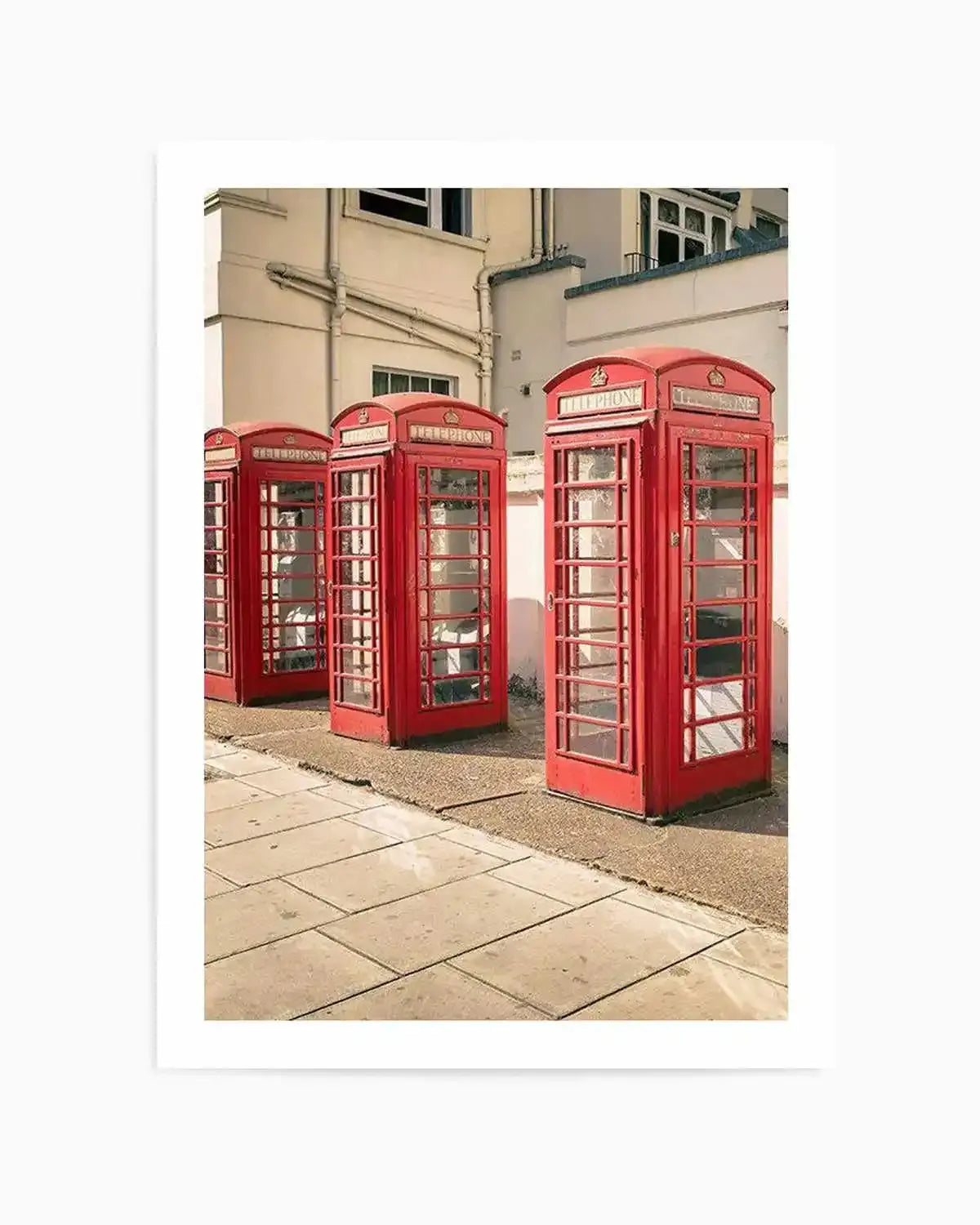 Phone Home, London Art Print from Olive et Oriel where you can shop wallpaper and artworks online