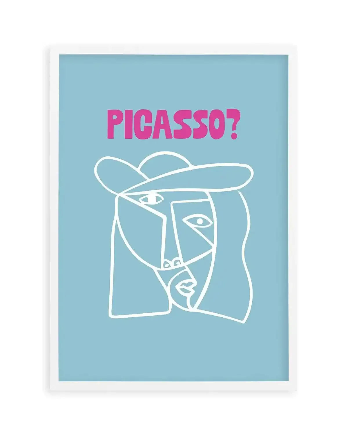 Picasso? Art Print-PRINT-Olive et Oriel-Olive et Oriel-A5 | 5.8" x 8.3" | 14.8 x 21cm-White-With White Border-Buy-Australian-Art-Prints-Online-with-Olive-et-Oriel-Your-Artwork-Specialists-Austrailia-Decorate-With-Coastal-Photo-Wall-Art-Prints-From-Our-Beach-House-Artwork-Collection-Fine-Poster-and-Framed-Artwork