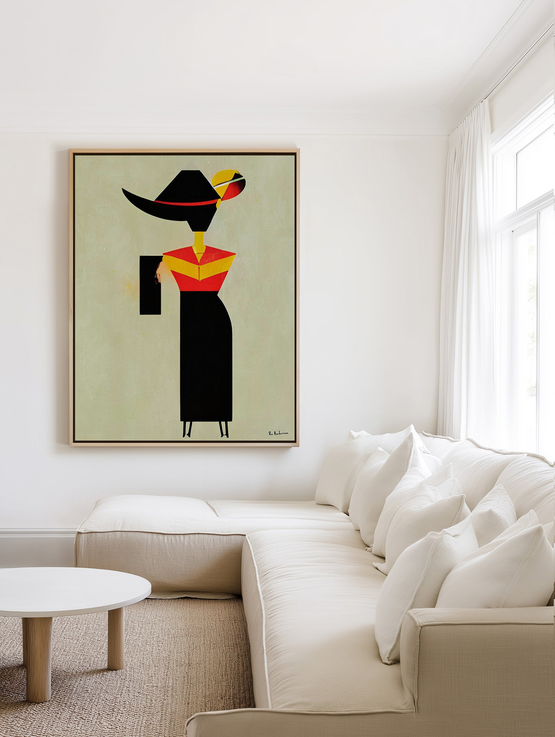Picasso Mi Amor By Bo Anderson | Framed Canvas Art Print