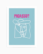 Picasso? Art Print