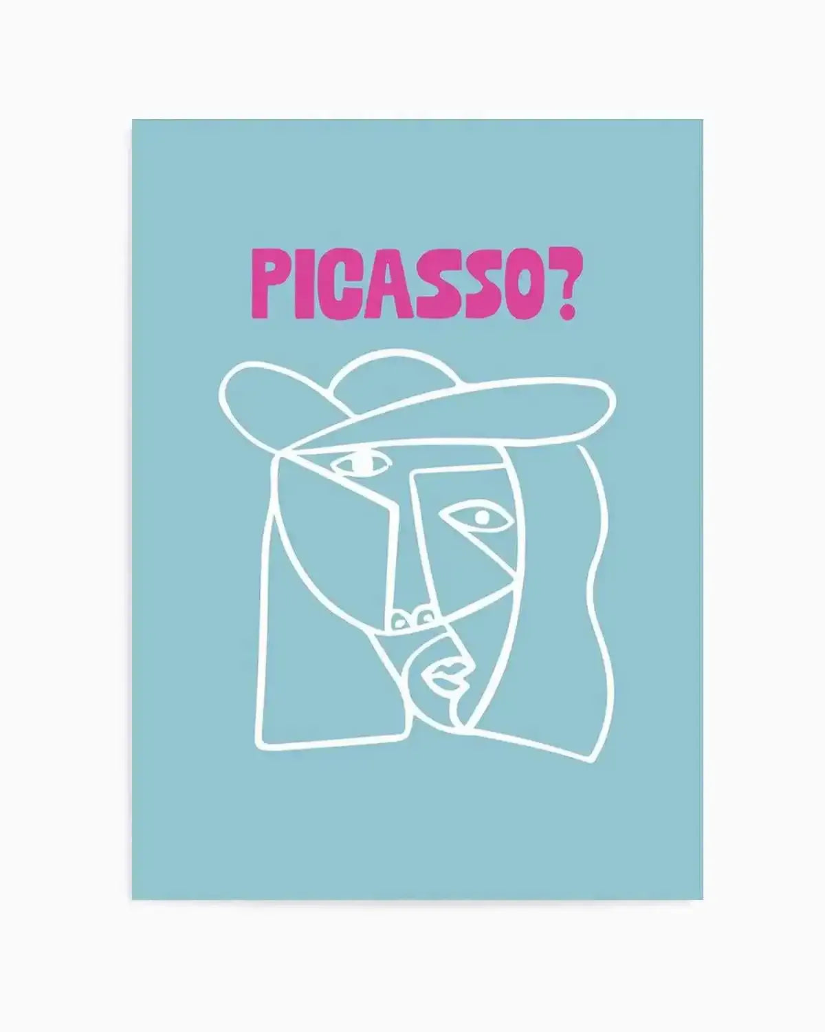 Picasso? Art Print from Olive et Oriel where you can shop wallpaper and artworks online