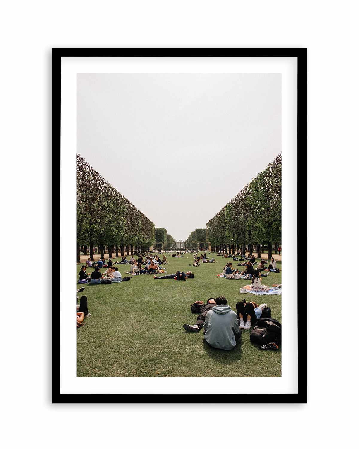 Picnics in Paris by Jovani Demetrie Art Print