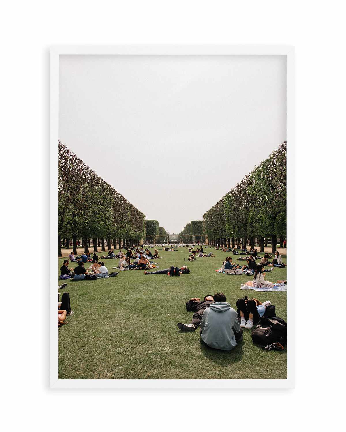 Picnics in Paris by Jovani Demetrie Art Print