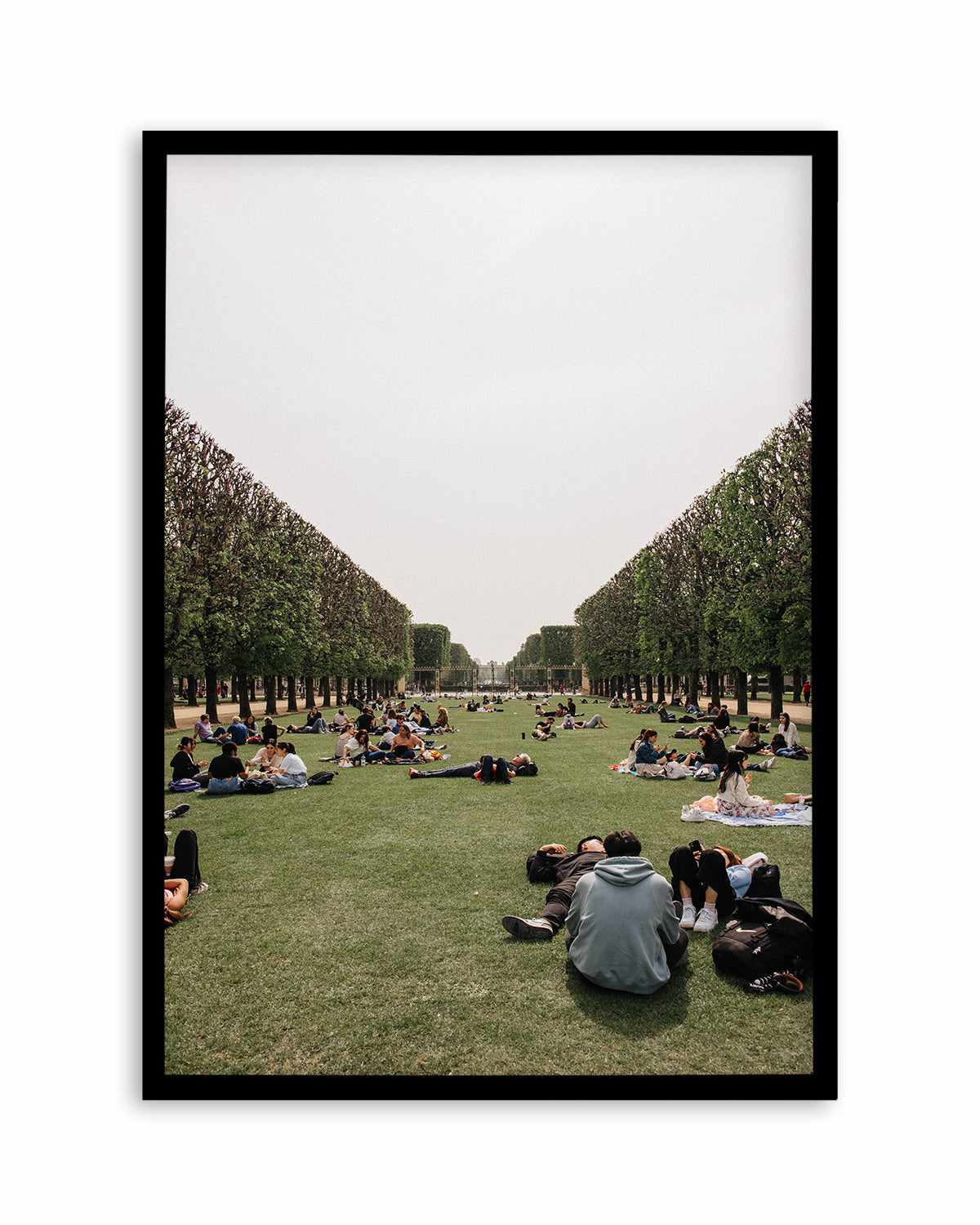 Picnics in Paris by Jovani Demetrie Art Print