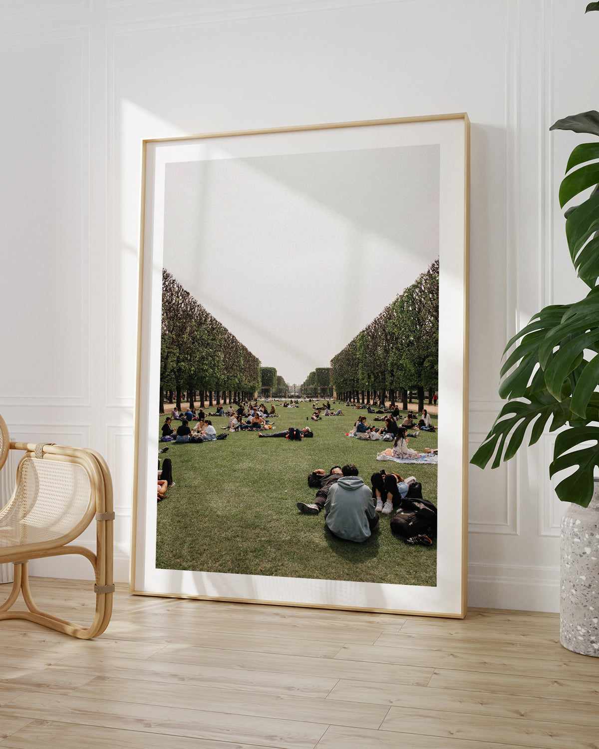 Picnics in Paris by Jovani Demetrie Art Print