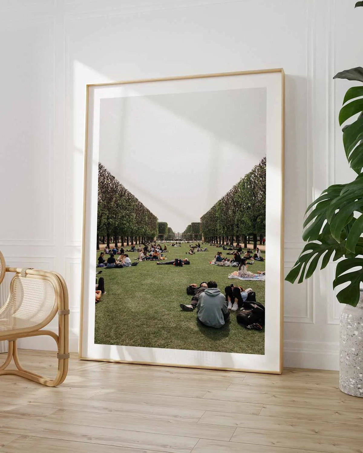 Picnics in Paris by Jovani Demetrie Art Print from Olive et Oriel where you can shop wallpaper and artworks online