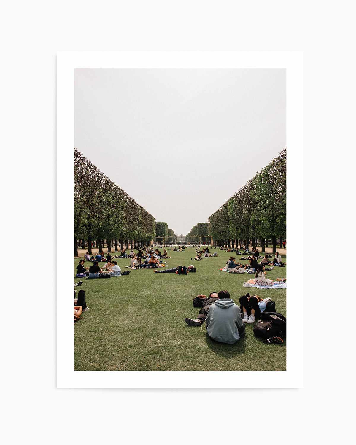 Picnics in Paris by Jovani Demetrie Art Print