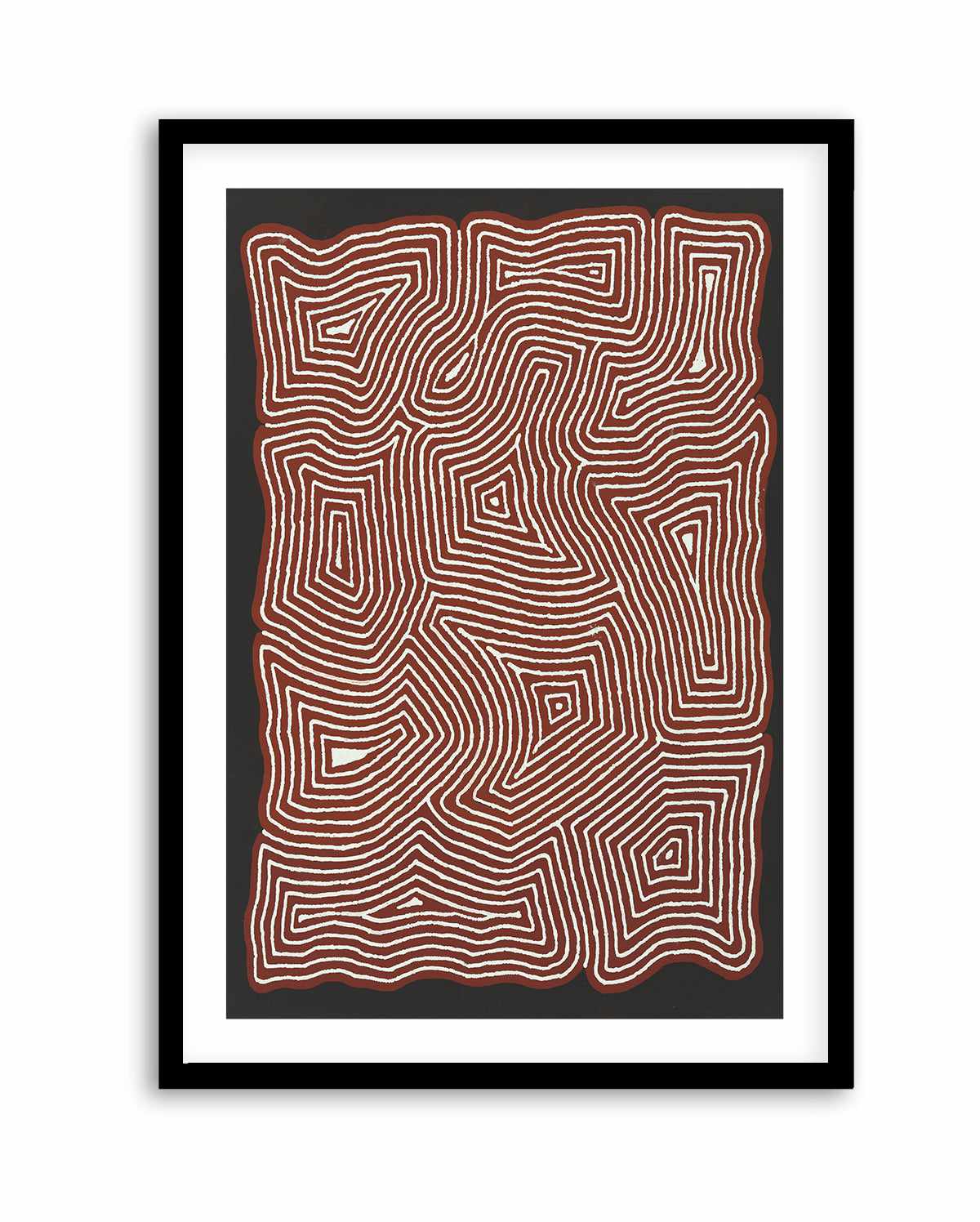 Pikilyi Jukurrpa I (Vaughan Springs Dreaming) by Valerie Napanangka Marshall | Art Print