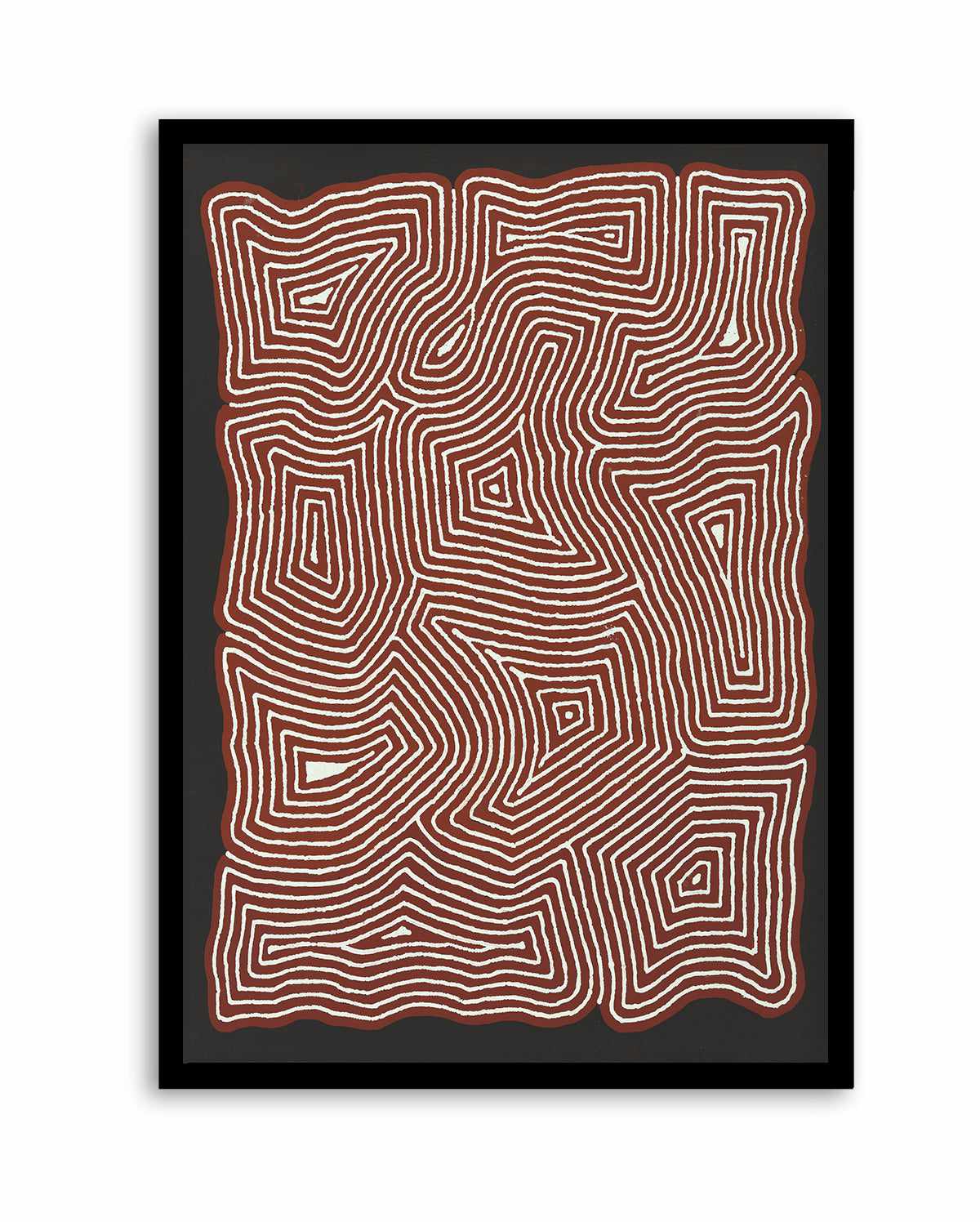 Pikilyi Jukurrpa I (Vaughan Springs Dreaming) by Valerie Napanangka Marshall | Art Print