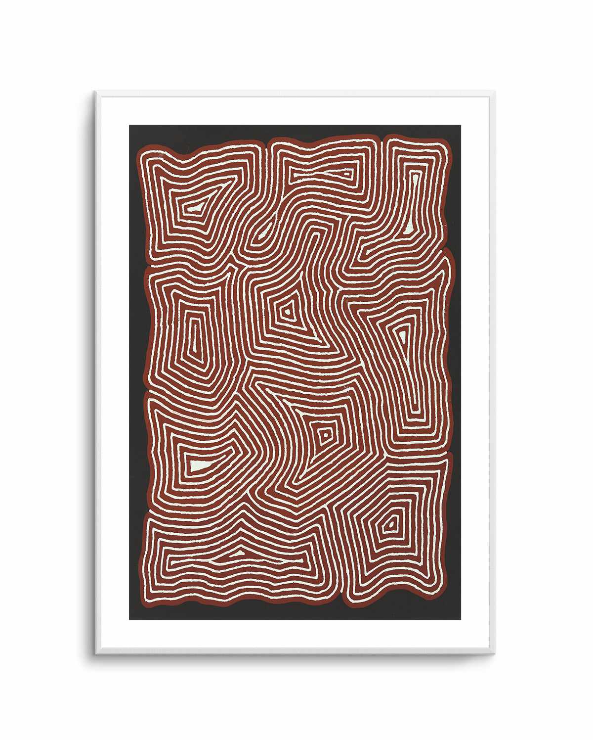 Pikilyi Jukurrpa I (Vaughan Springs Dreaming) by Valerie Napanangka Marshall | Art Print