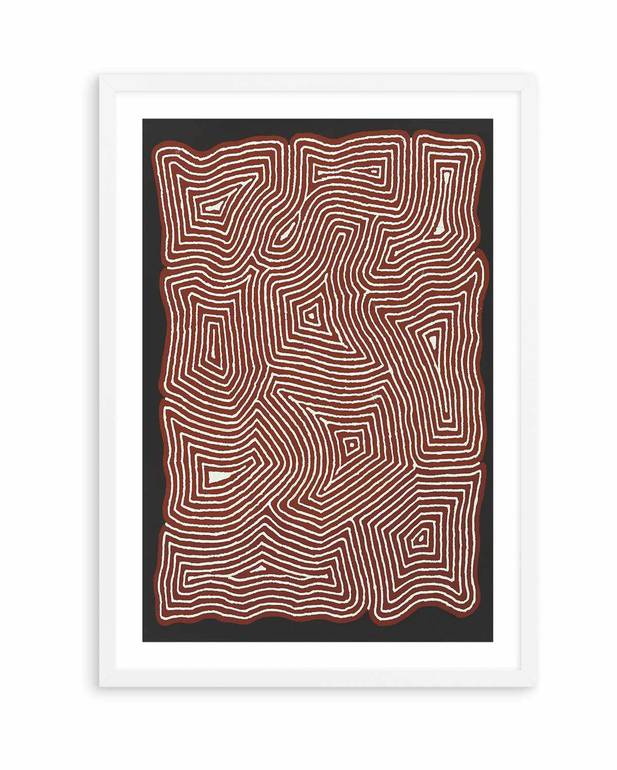 Pikilyi Jukurrpa I (Vaughan Springs Dreaming) by Valerie Napanangka Marshall | Art Print