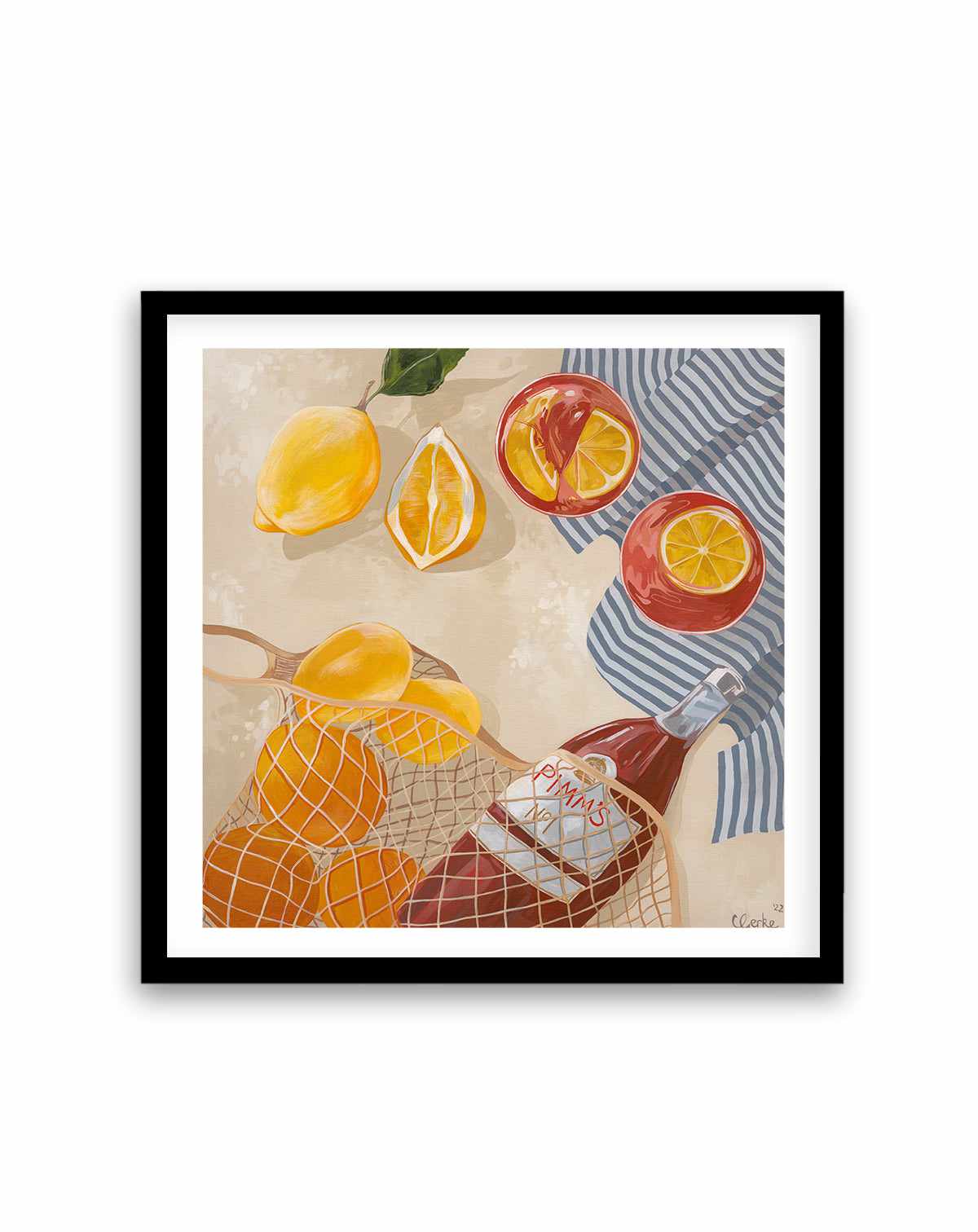 Pimms Afternoon by Cat Gerke | Art Print