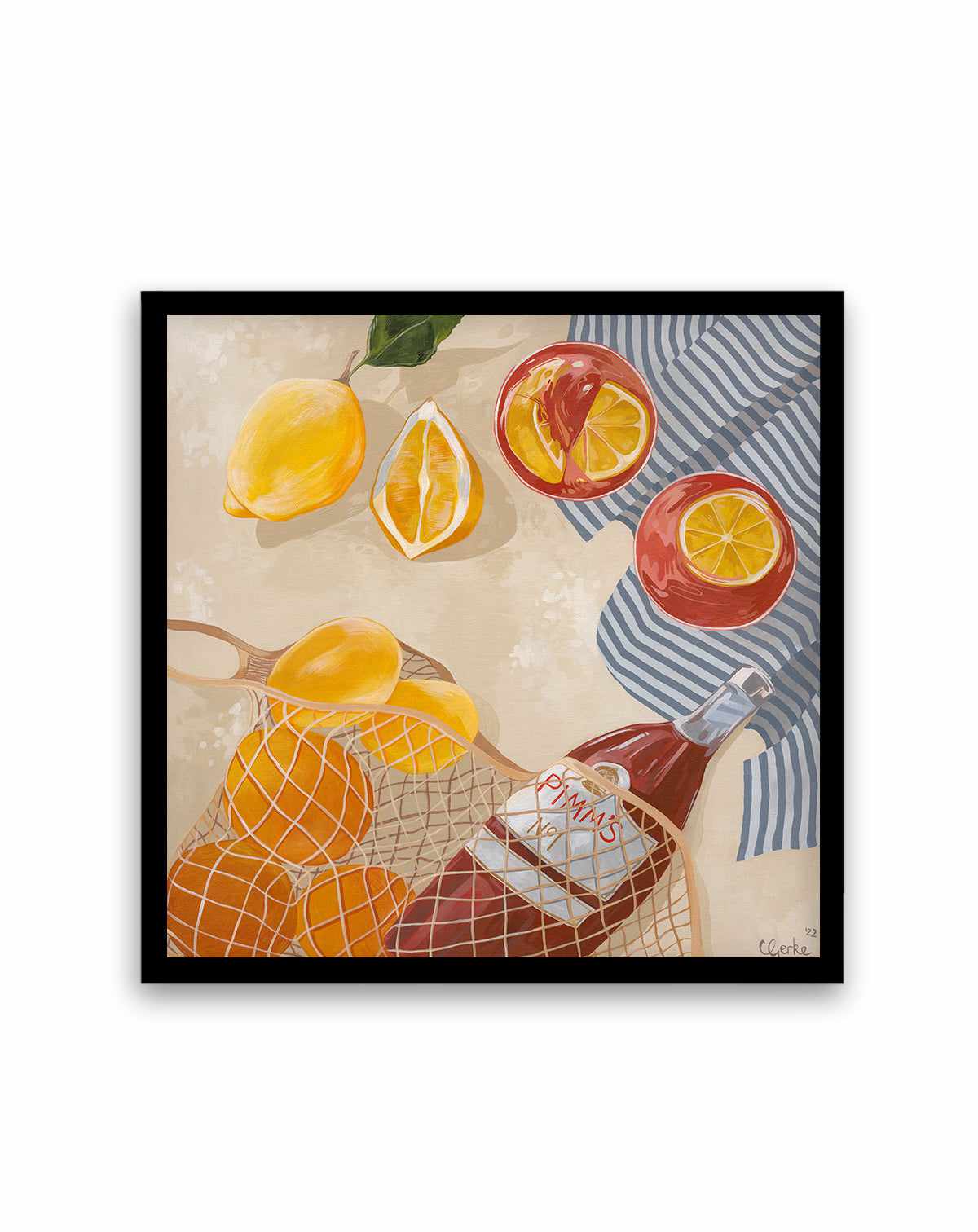 Pimms Afternoon by Cat Gerke | Art Print