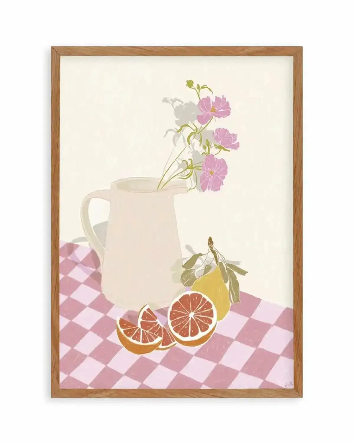 Pimms Jug by Jenny Liz Rome Art Print from Olive et Oriel where you can shop wallpaper and artworks online