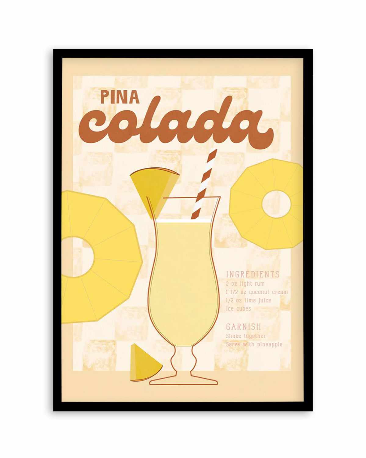 Pina Colada Art Print