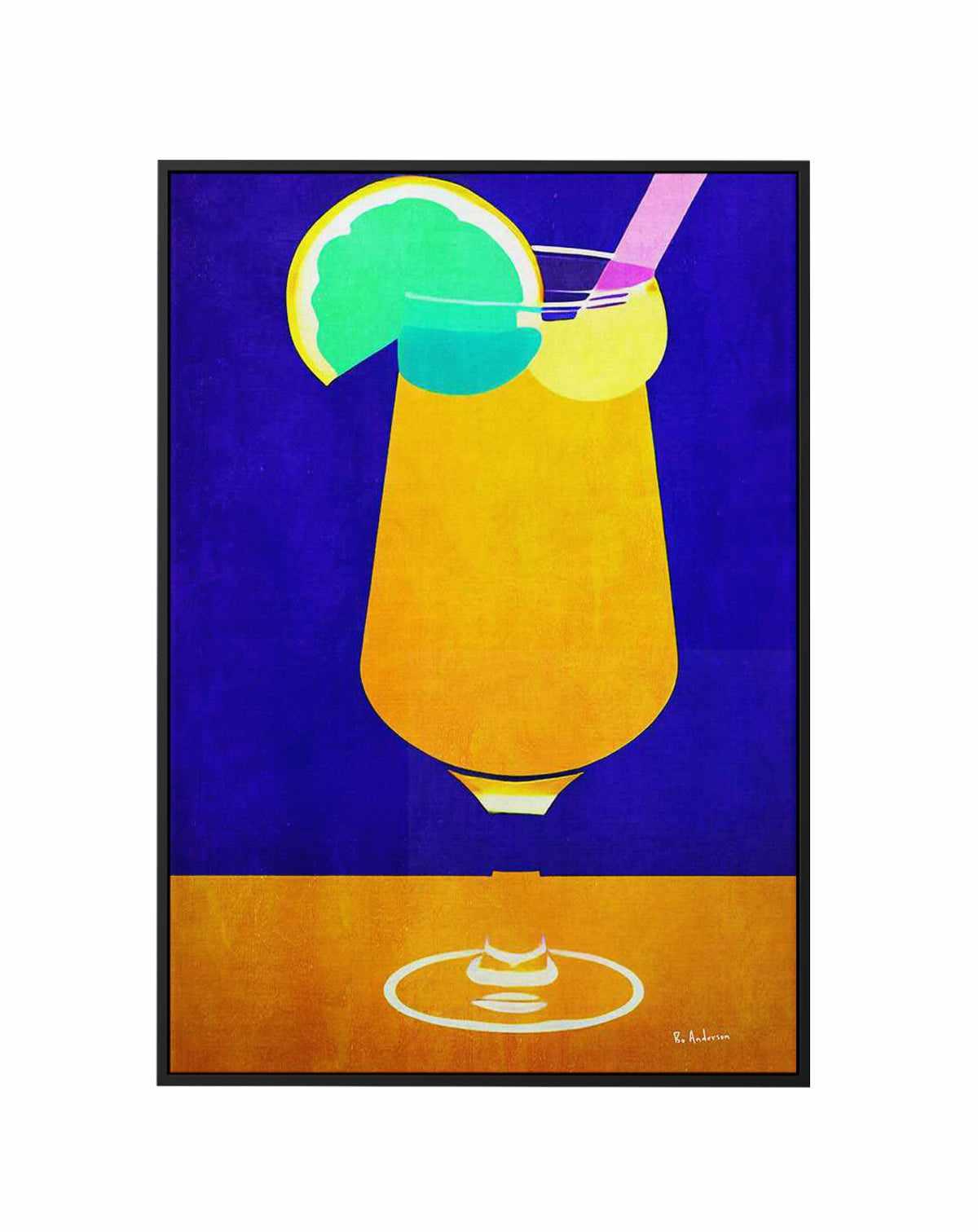 Pina Colada by Bo Anderson | Framed Canvas Art Print from Olive et Oriel where you can shop wallpaper and artworks online