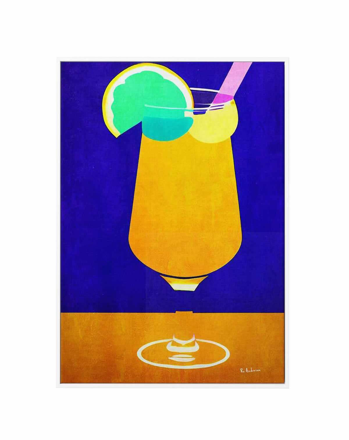 Pina Colada by Bo Anderson | Framed Canvas Art Print from Olive et Oriel where you can shop wallpaper and artworks online