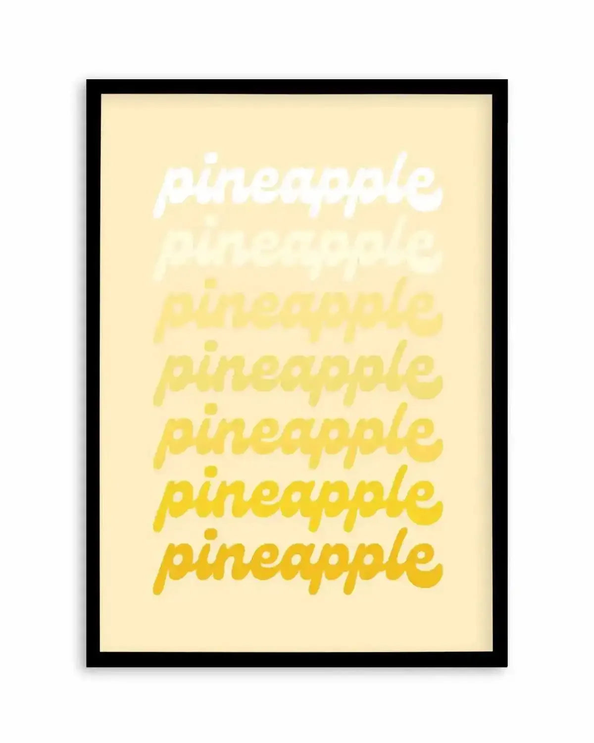 Pineapple Art Print from Olive et Oriel where you can shop wallpaper and artworks online