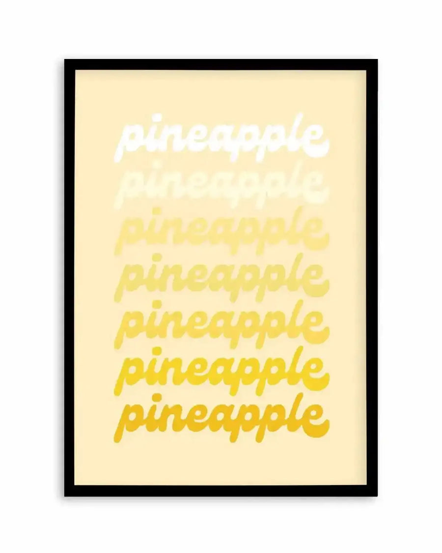 Pineapple Art Print from Olive et Oriel where you can shop wallpaper and artworks online