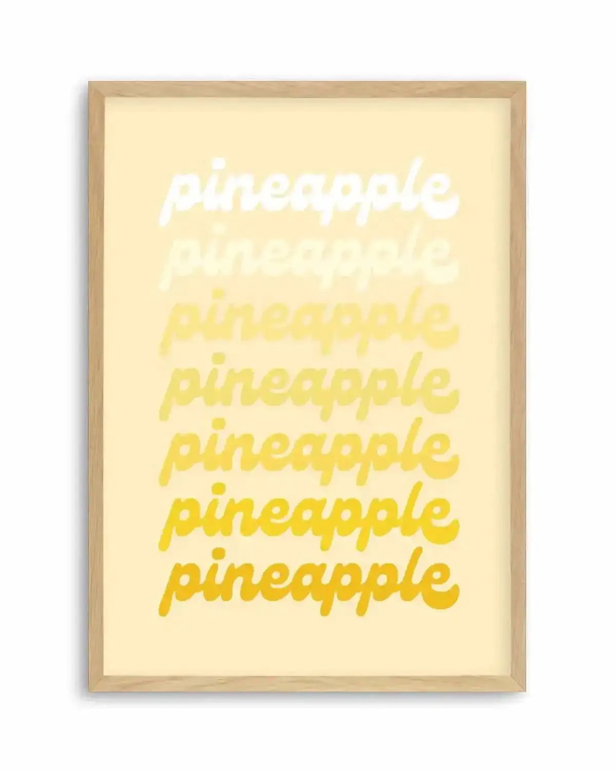 Pineapple Art Print from Olive et Oriel where you can shop wallpaper and artworks online