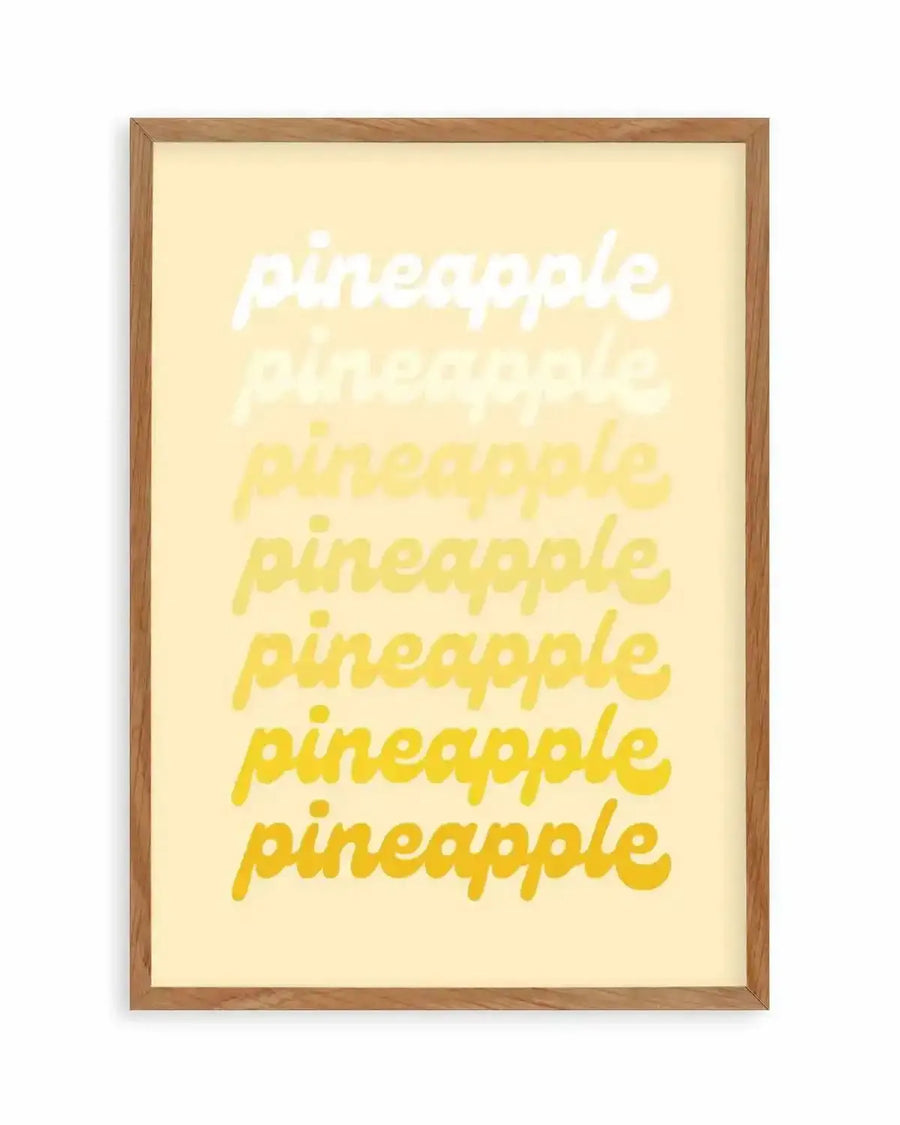 Pineapple Art Print from Olive et Oriel where you can shop wallpaper and artworks online